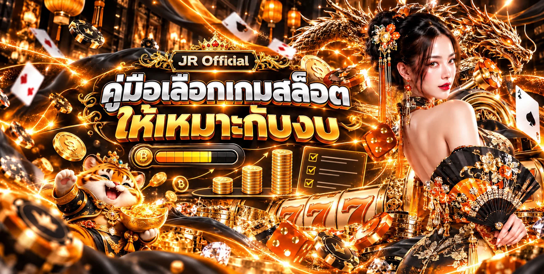 JR Official | วิธีเลือกเกมสล็อตให้เหมาะกับงบ